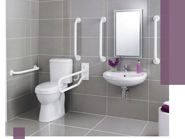 Поручни для санузлов в Бирске: установка, ремонт и монтаж