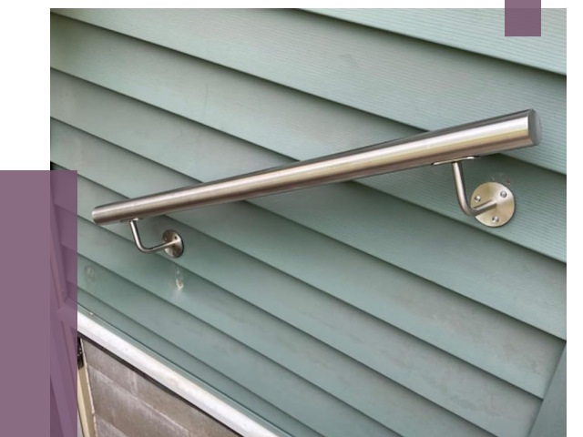 Поручни из нержавеющей стали в Бирске от 7796 руб.  | ПРОЛЁТ-Брк